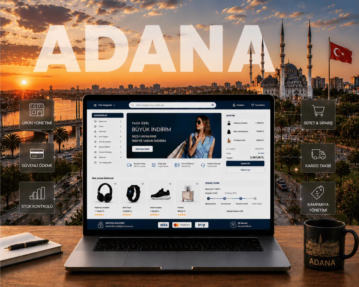 Adana E-Ticaret Sitesi - Webioo