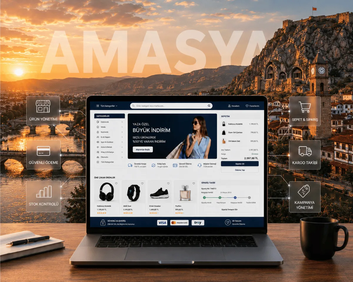 Amasya E-Ticaret Sitesi - Webioo