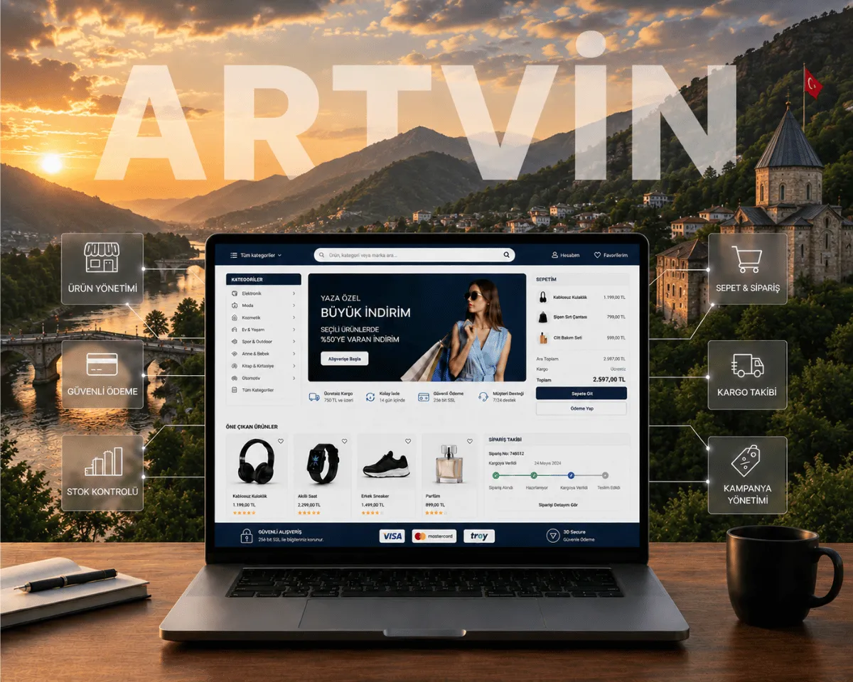Artvin E-Ticaret Sitesi - Webioo