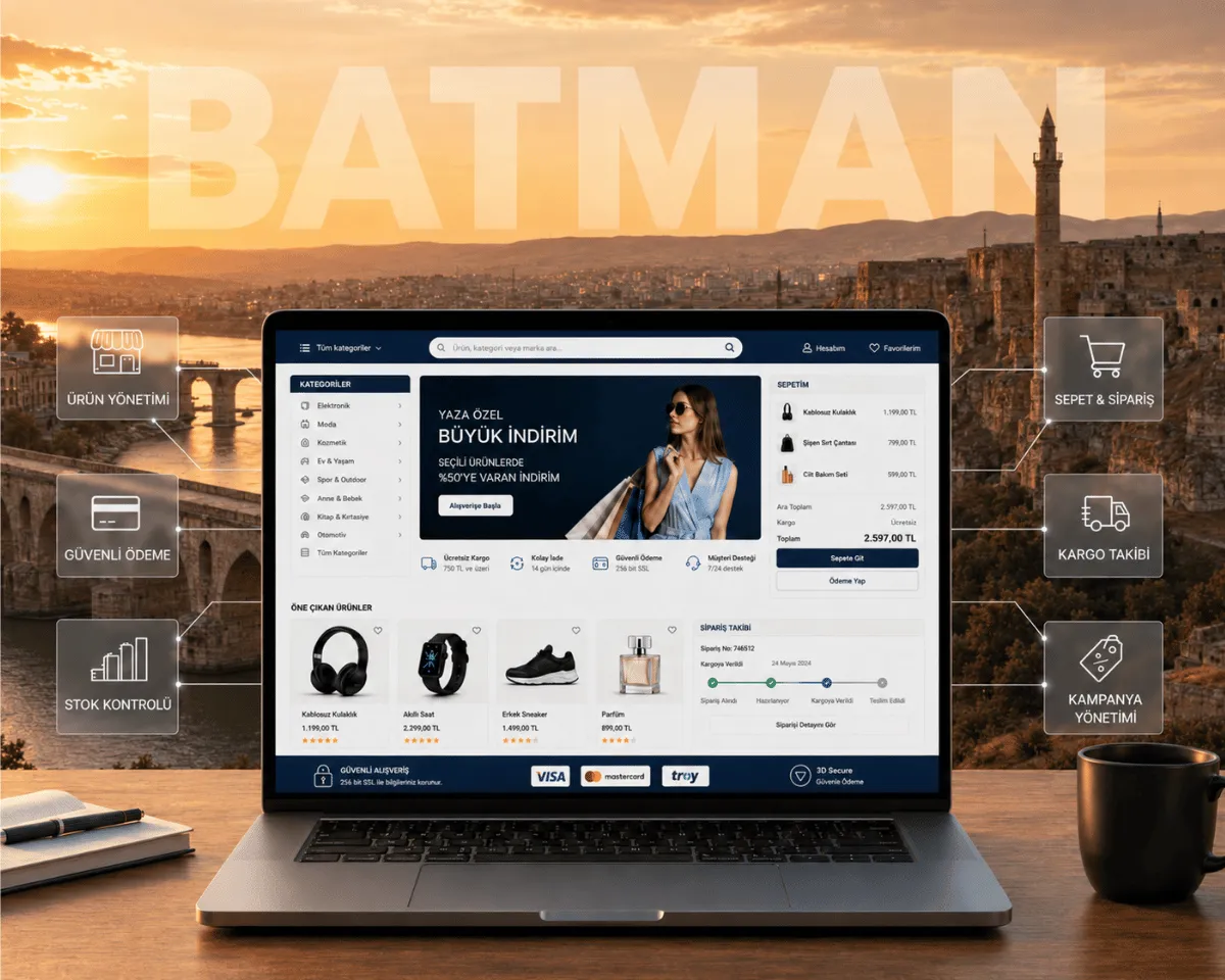 Batman e-ticaret sitesi | Webioo