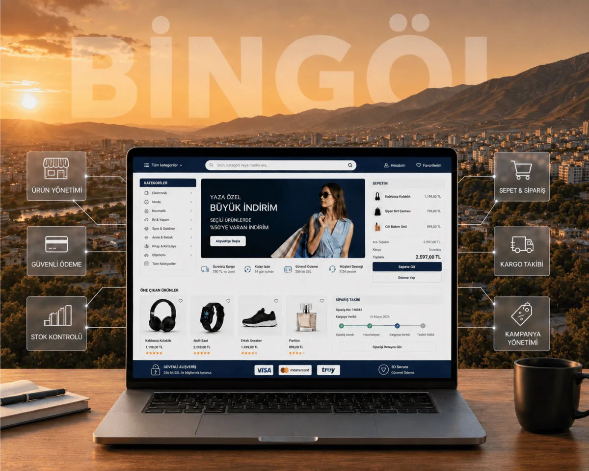 Bingöl E-Ticaret Sitesi - Webioo