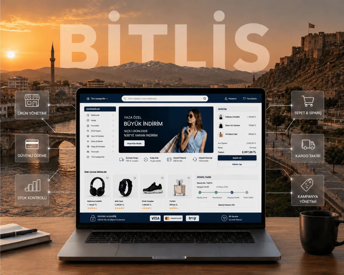 Bitlis E-Ticaret Sitesi - Webioo