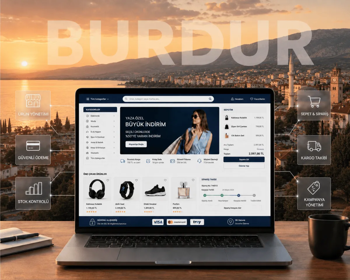 Burdur E-Ticaret Sitesi - Webioo