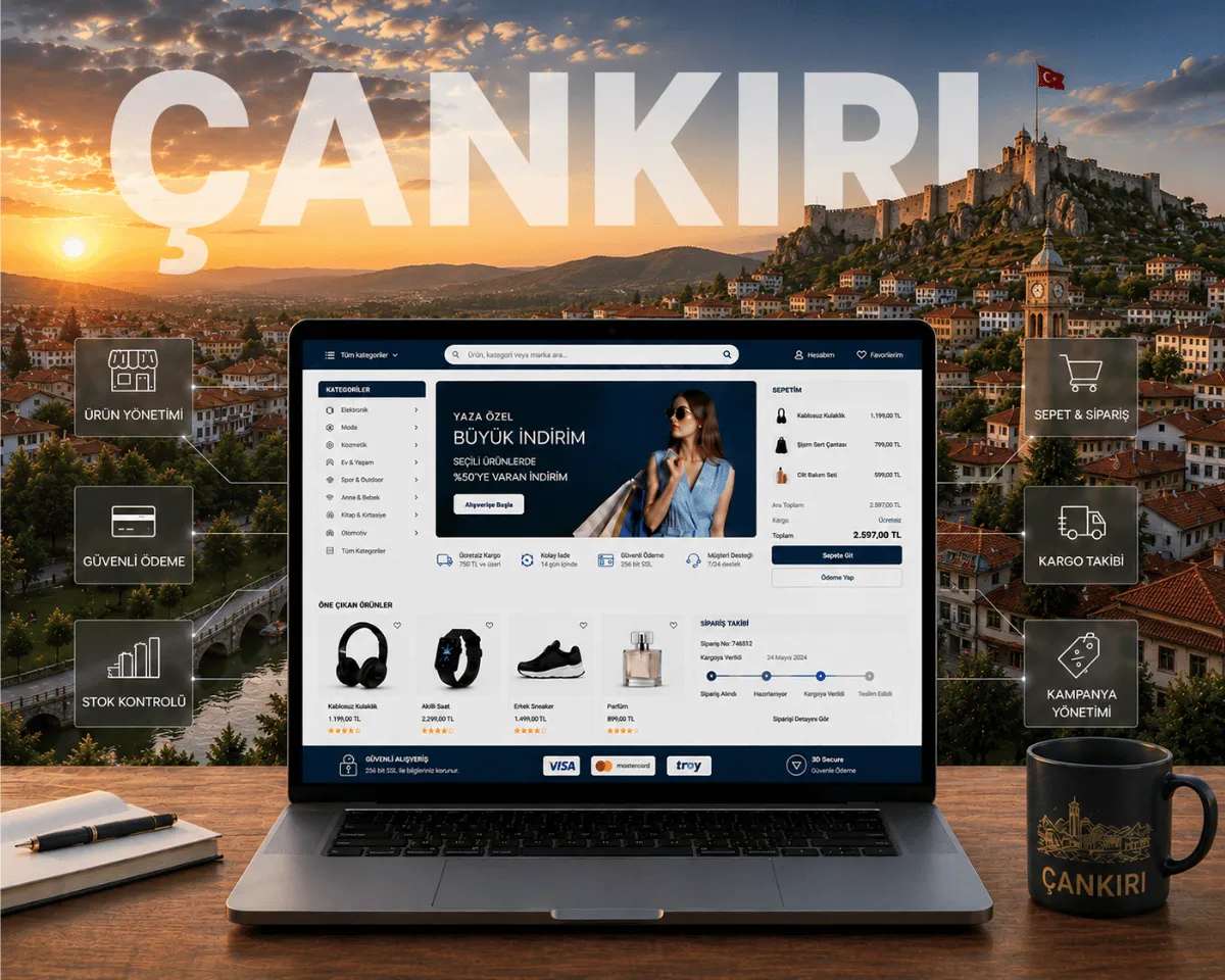 Çankırı E-Ticaret Sitesi - Webioo
