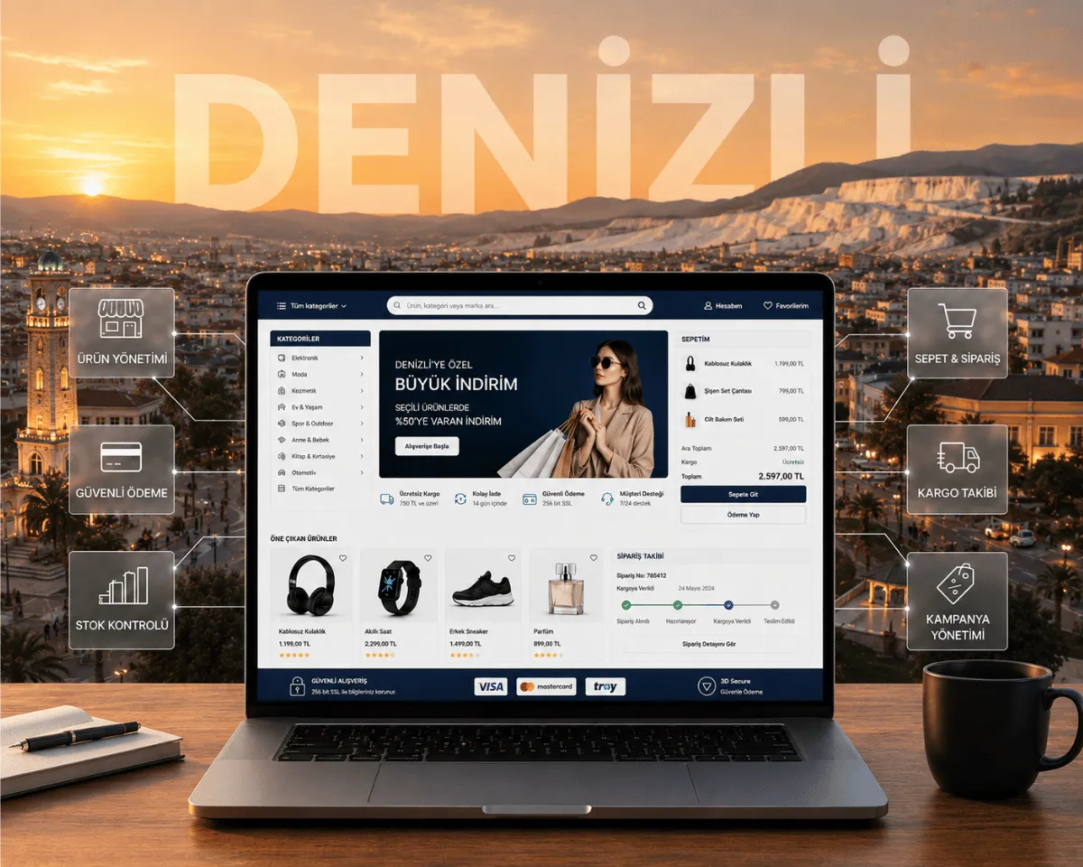 Denizli E-Ticaret Sitesi - Webioo