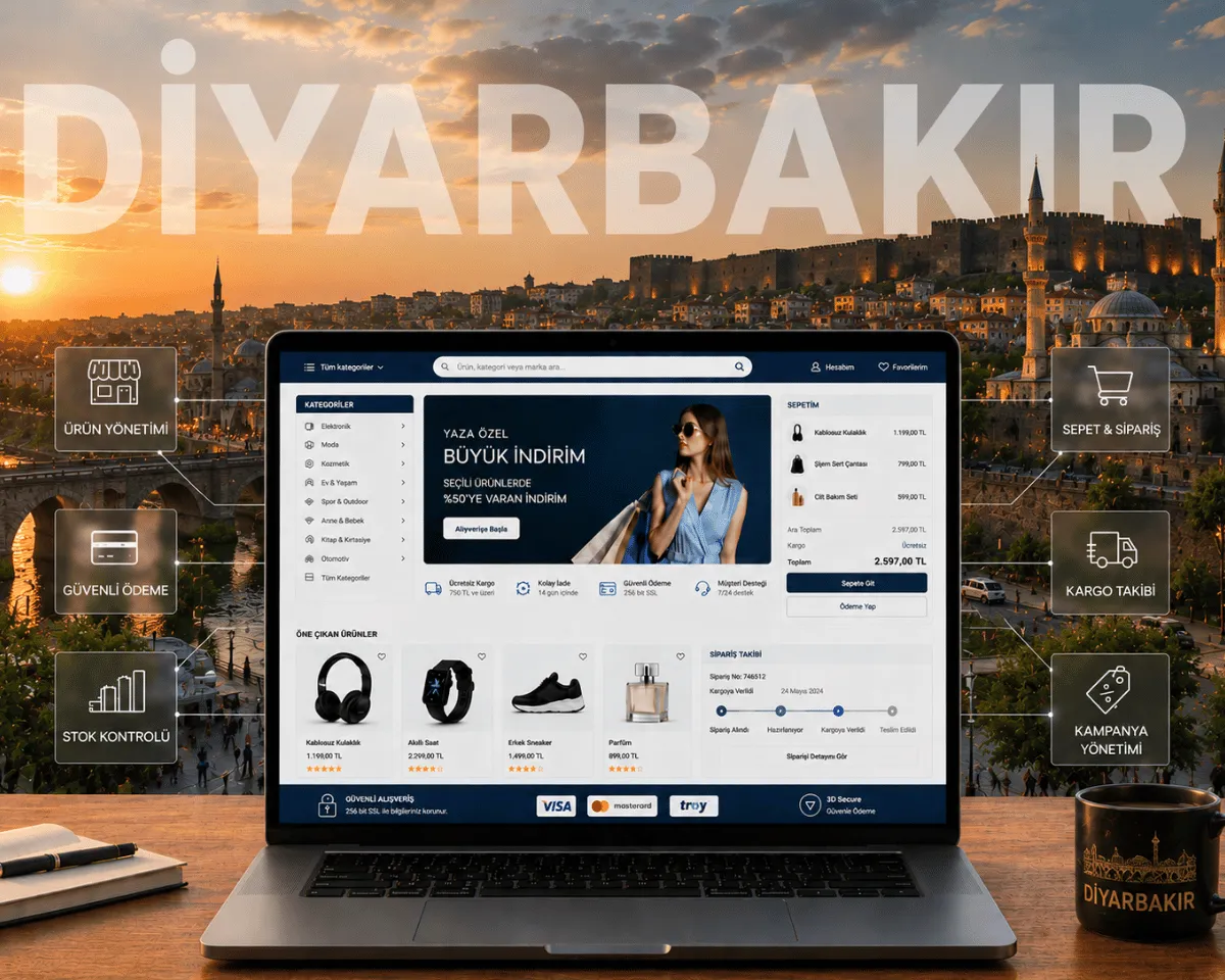 Diyarbakır E-Ticaret Sitesi - Webioo