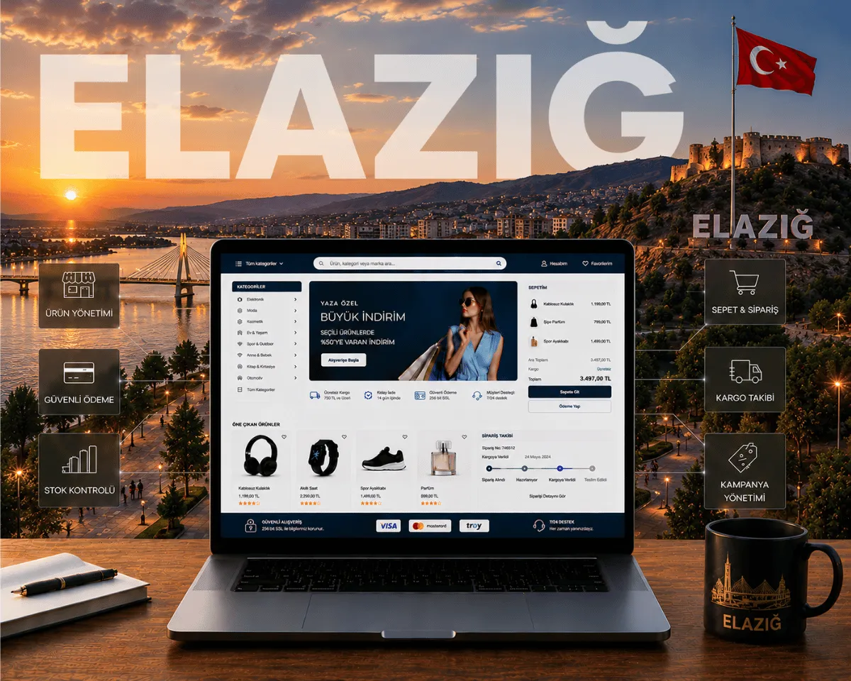 Elazığ E-Ticaret Sitesi - Webioo