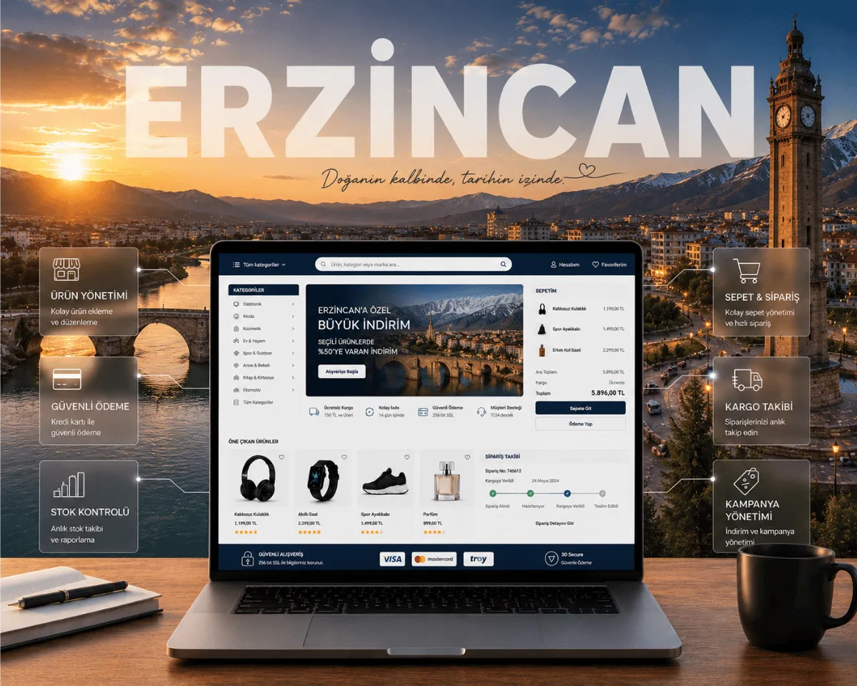 Erzincan E-Ticaret Sitesi - Webioo