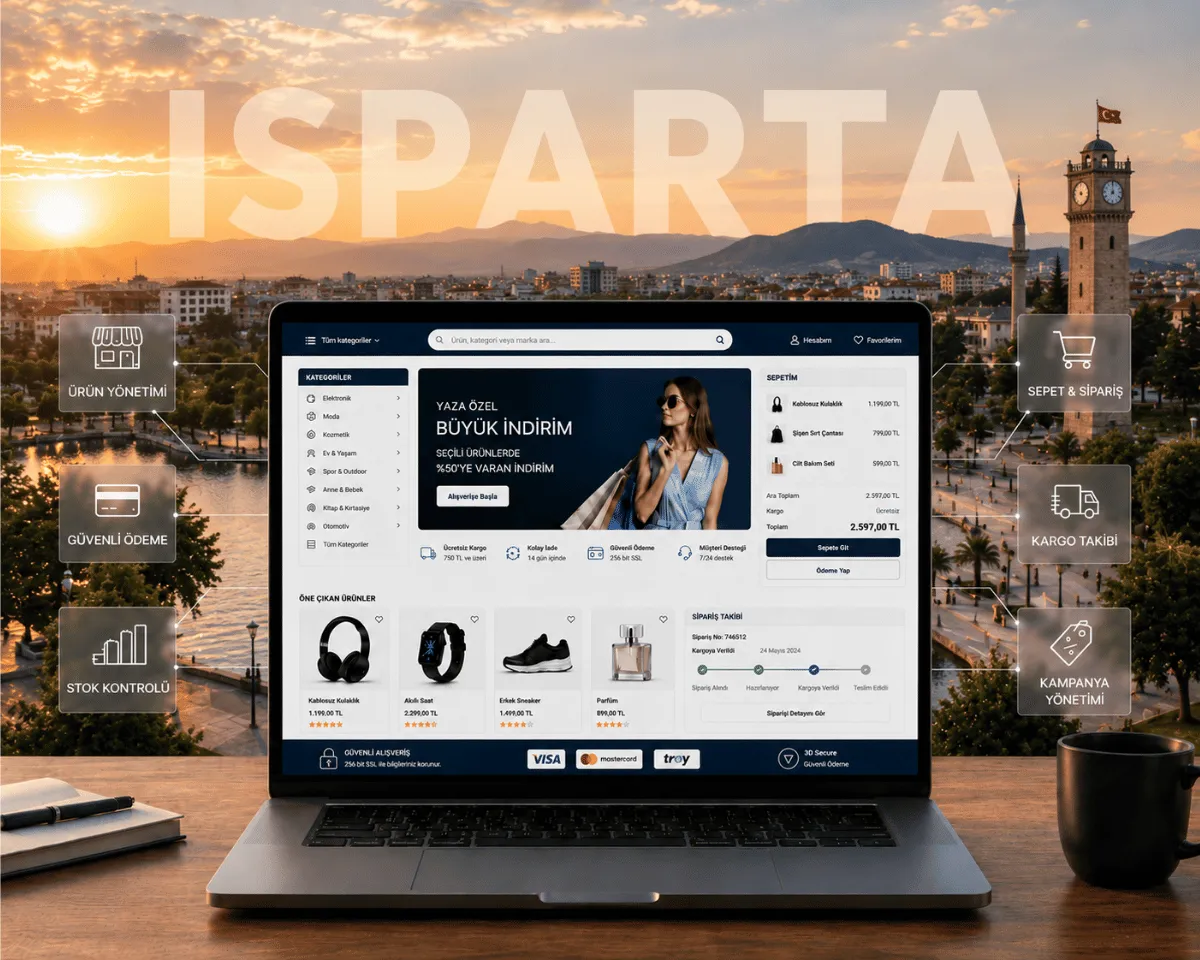 Isparta E-Ticaret Sitesi - Webioo