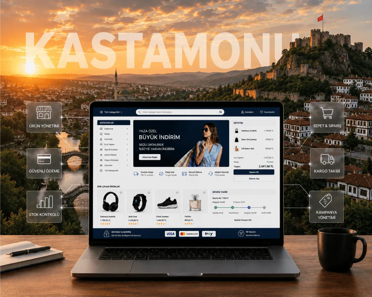 Kastamonu E-Ticaret Sitesi - Webioo