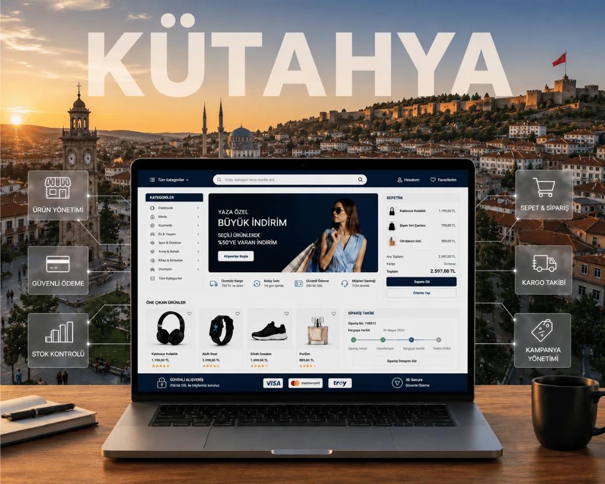Kütahya E-Ticaret Sitesi - Webioo