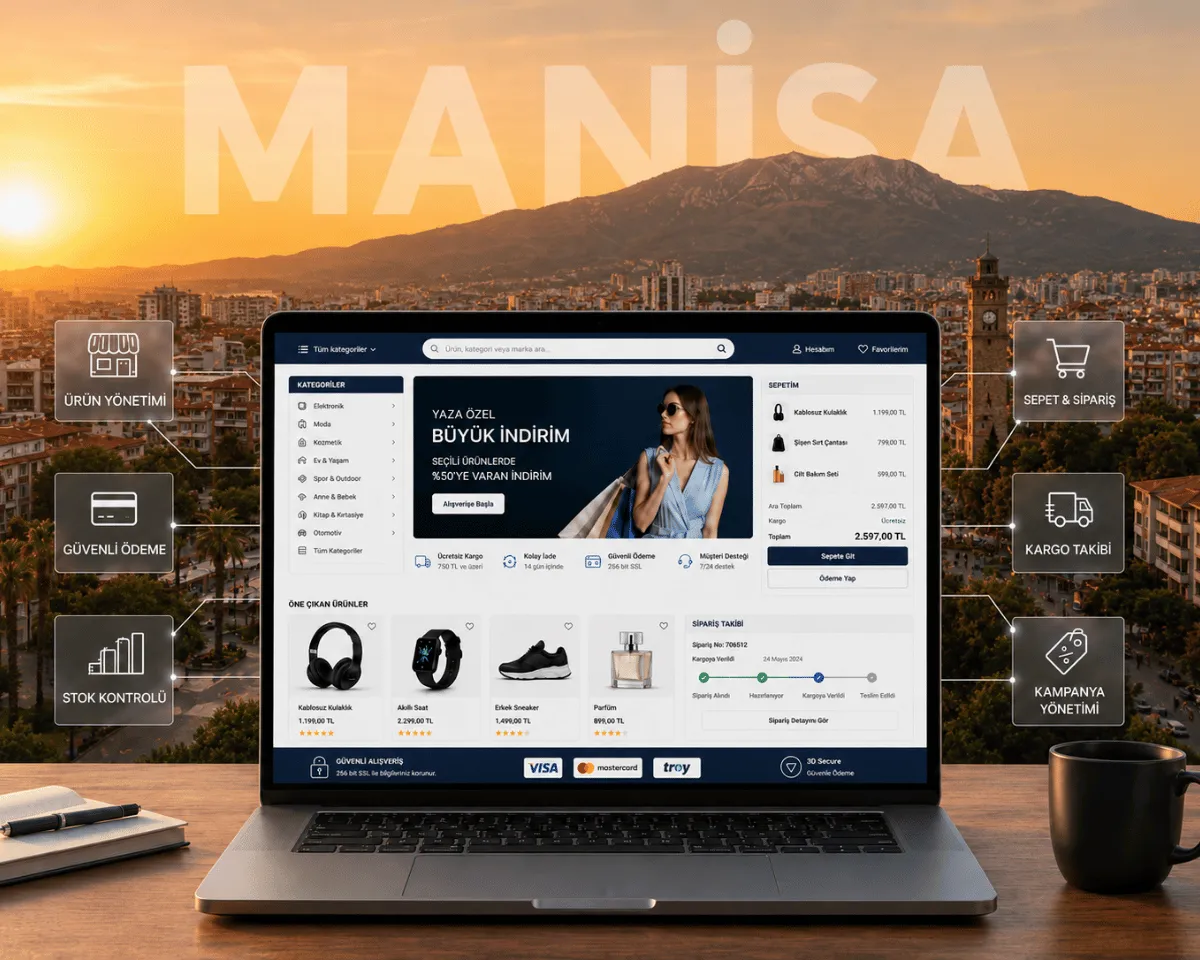 Manisa E-Ticaret Sitesi - Webioo