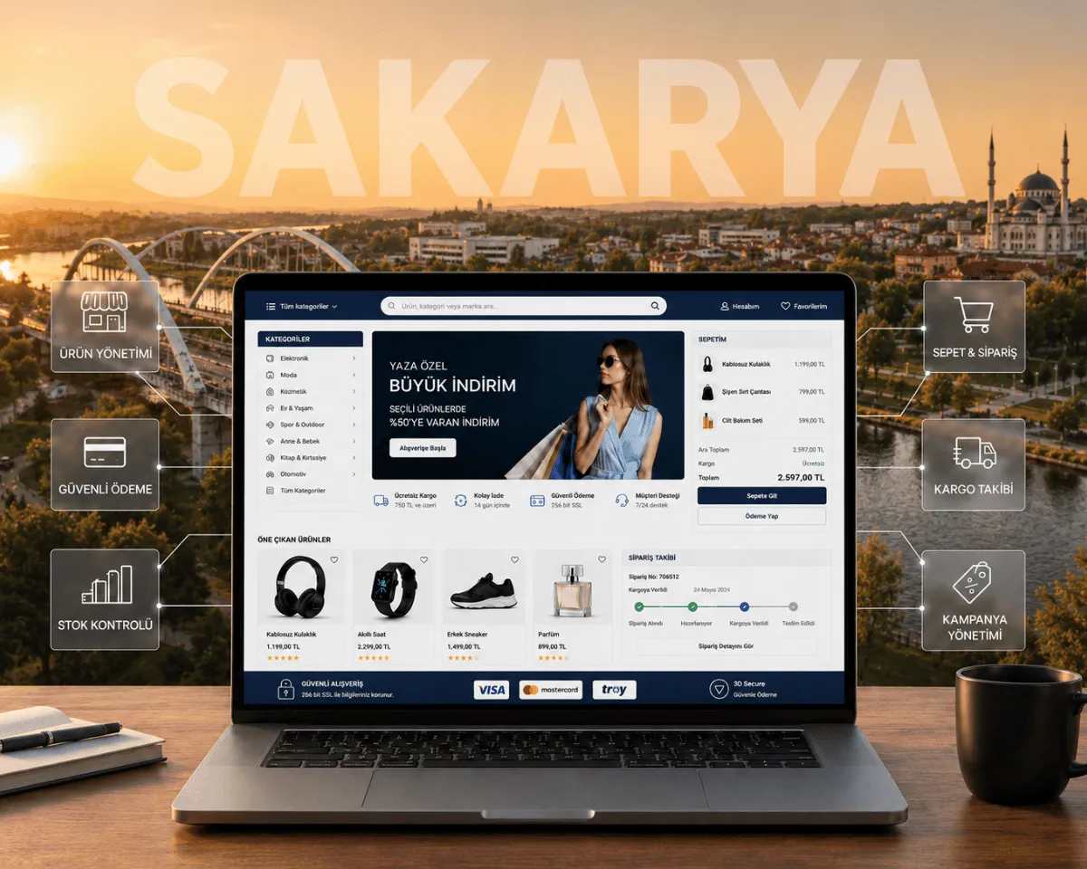 Sakarya E-Ticaret Sitesi Kurulumu - Webioo