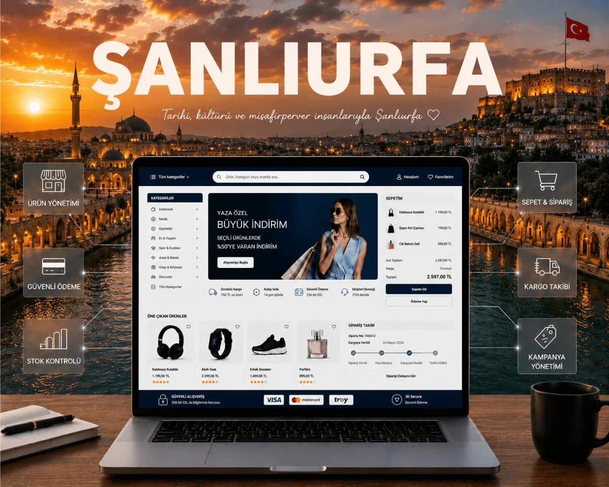 Şanlıurfa E-Ticaret Sitesi - Webioo
