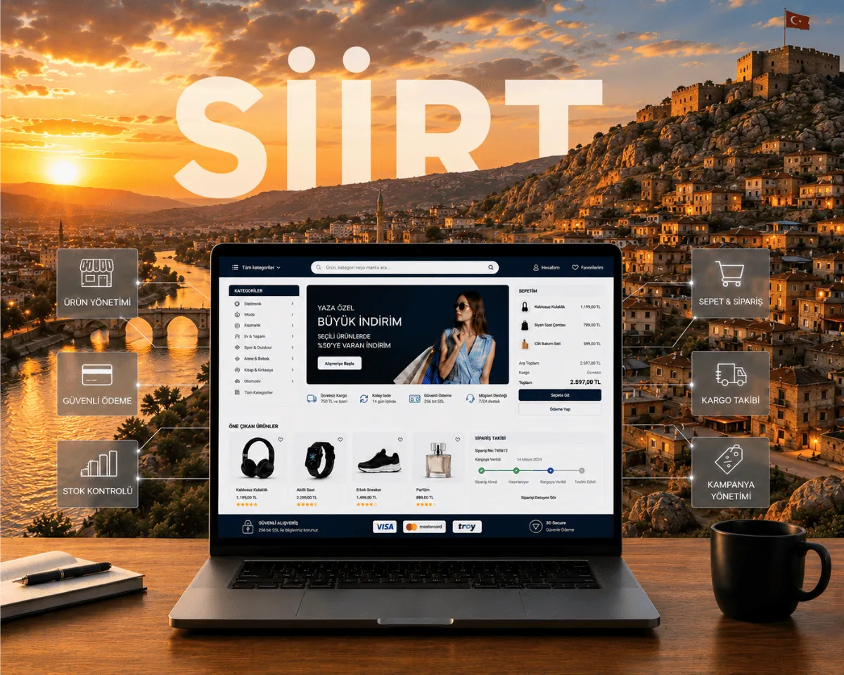Siirt E-Ticaret Sitesi - Webioo