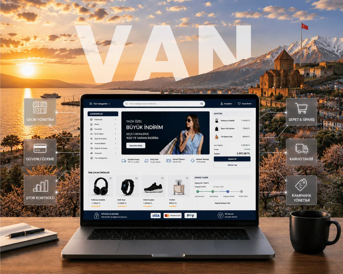 Van E-Ticaret Sitesi Kurulumu - Webioo
