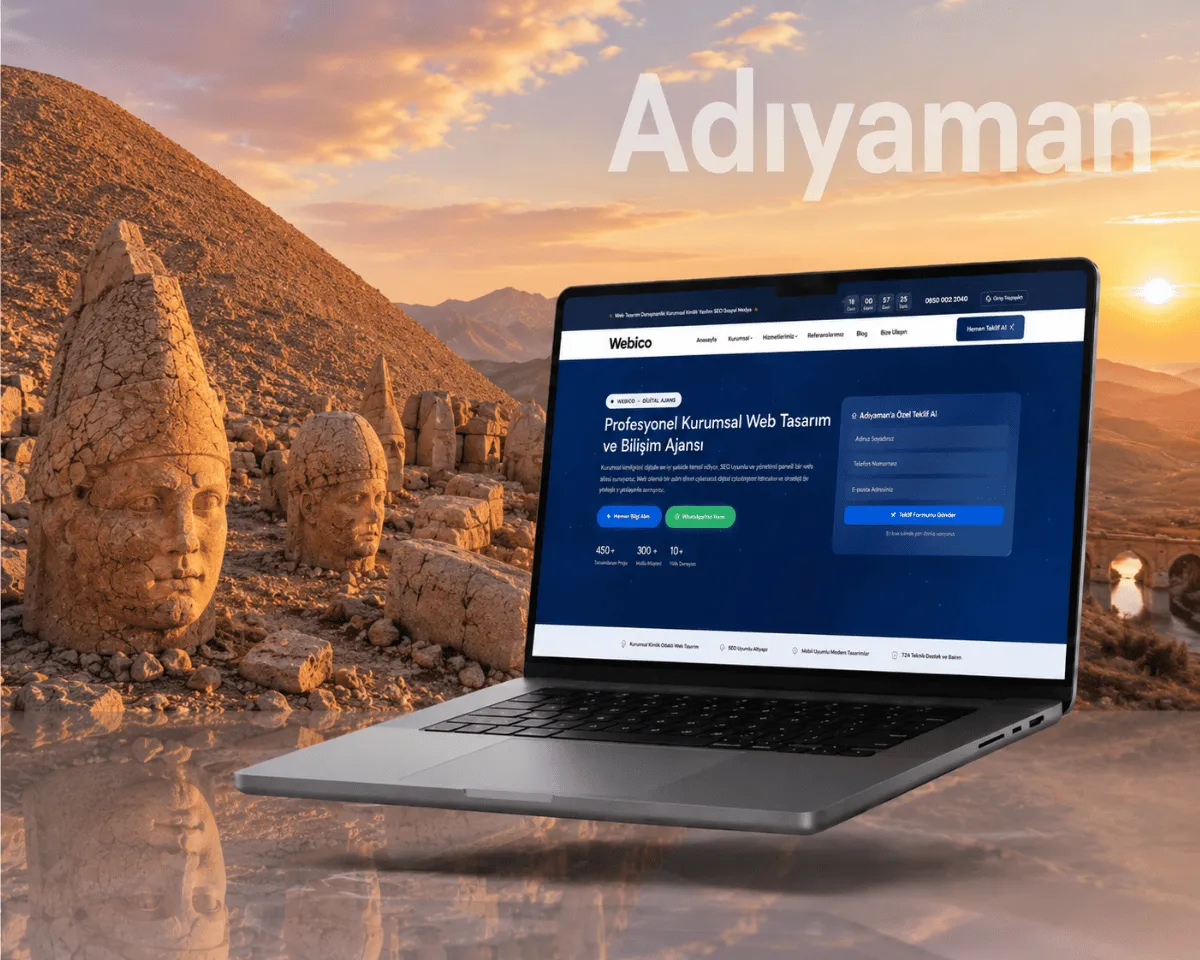 Adıyaman Web Tasarım Hizmeti - Webioo