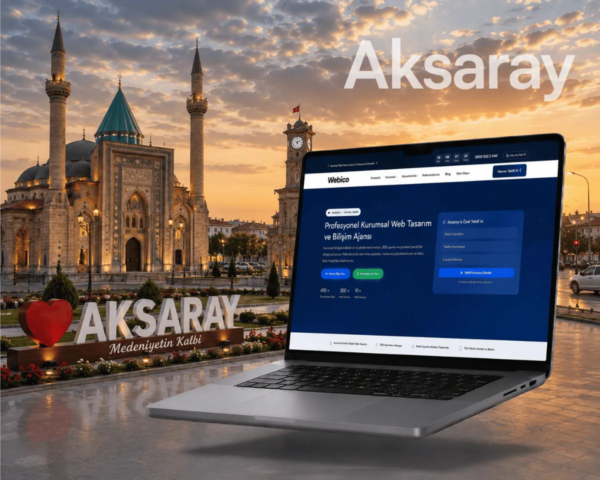 Aksaray Web Tasarım Hizmeti - Webioo