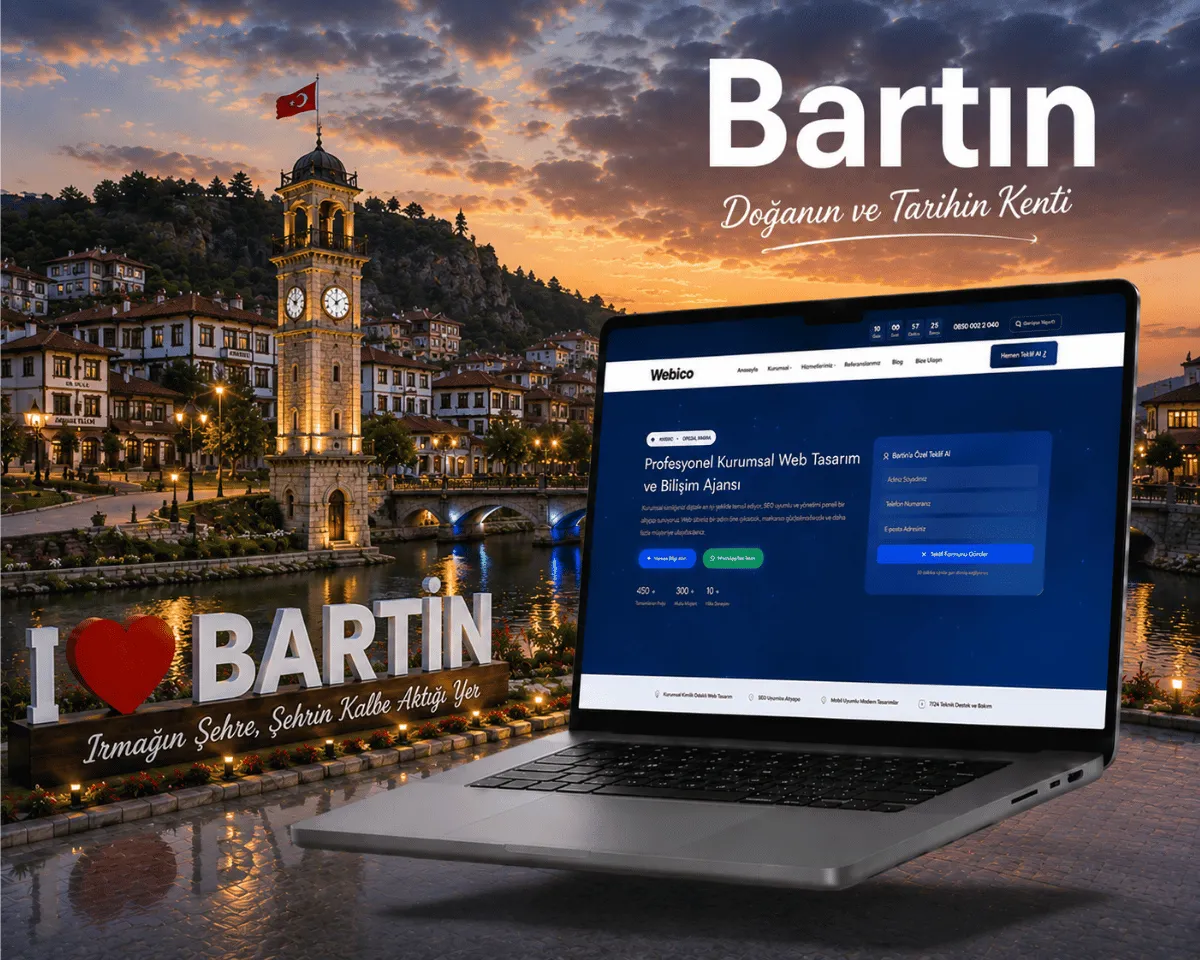 Bartın Web Tasarım Hizmeti - Webioo