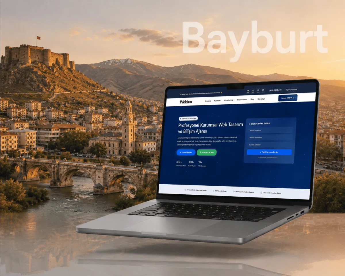 Bayburt Web Tasarım Hizmeti - Webioo