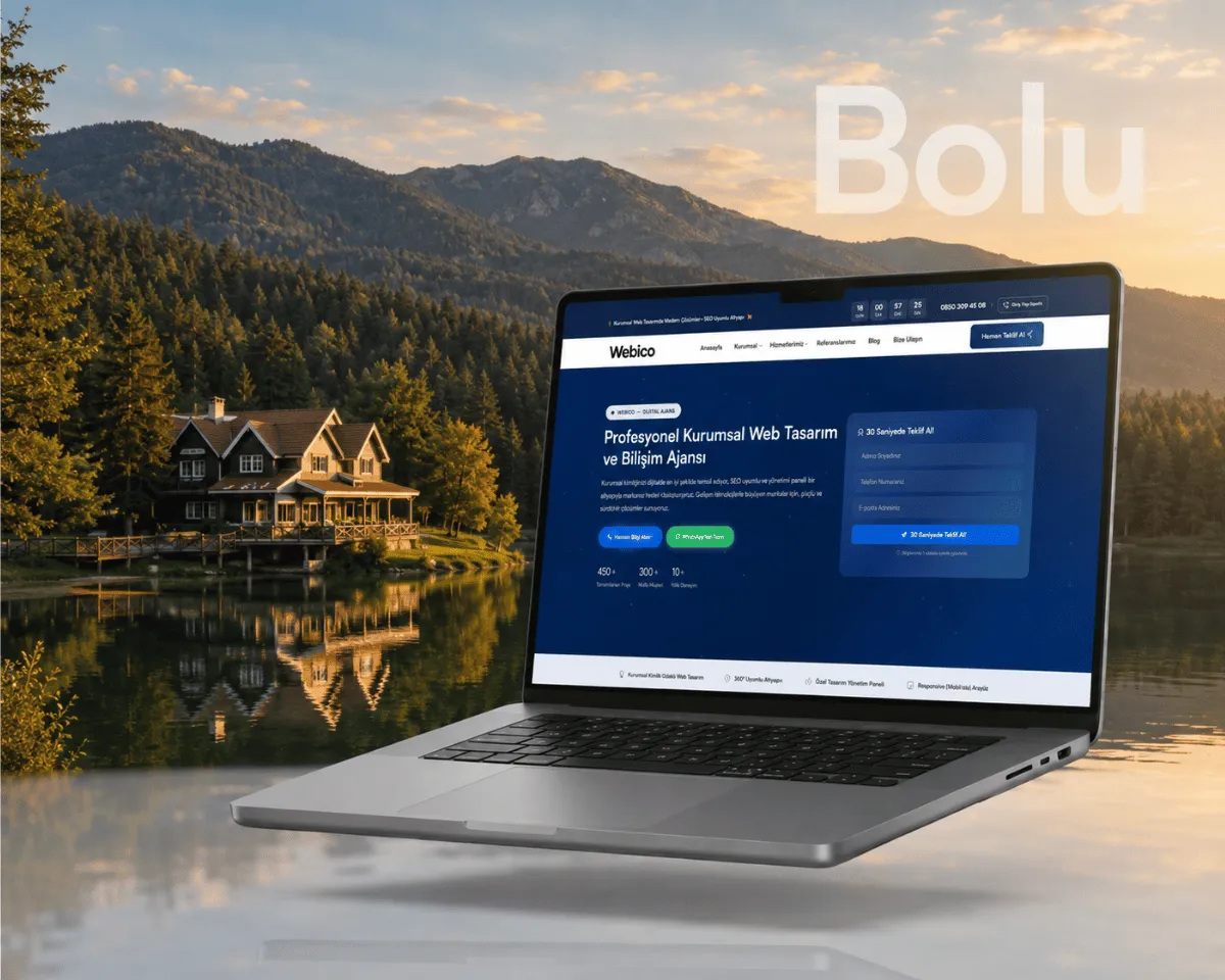 Bolu Web Tasarım Hizmeti - Webioo
