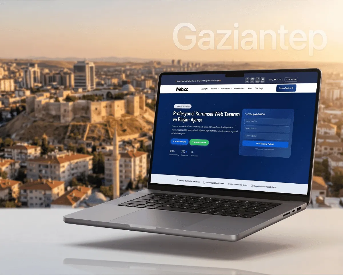 Gaziantep Web Tasarım Hizmeti - Webioo