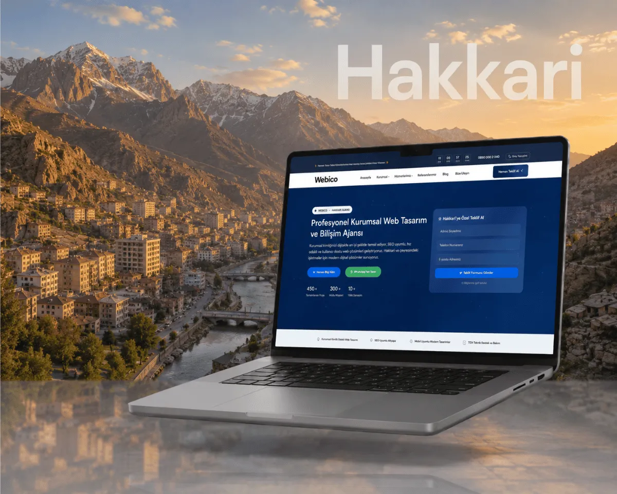 Hakkari Web Tasarım Hizmeti - Webioo