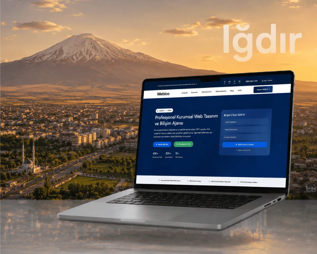 Iğdır web tasarım | Webioo