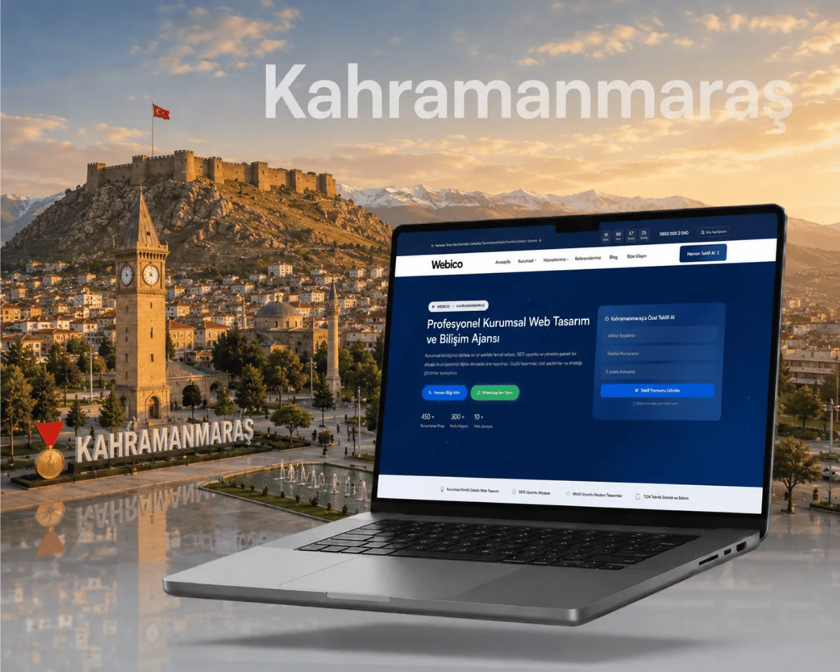 Kahramanmaraş Web Tasarım - Webioo