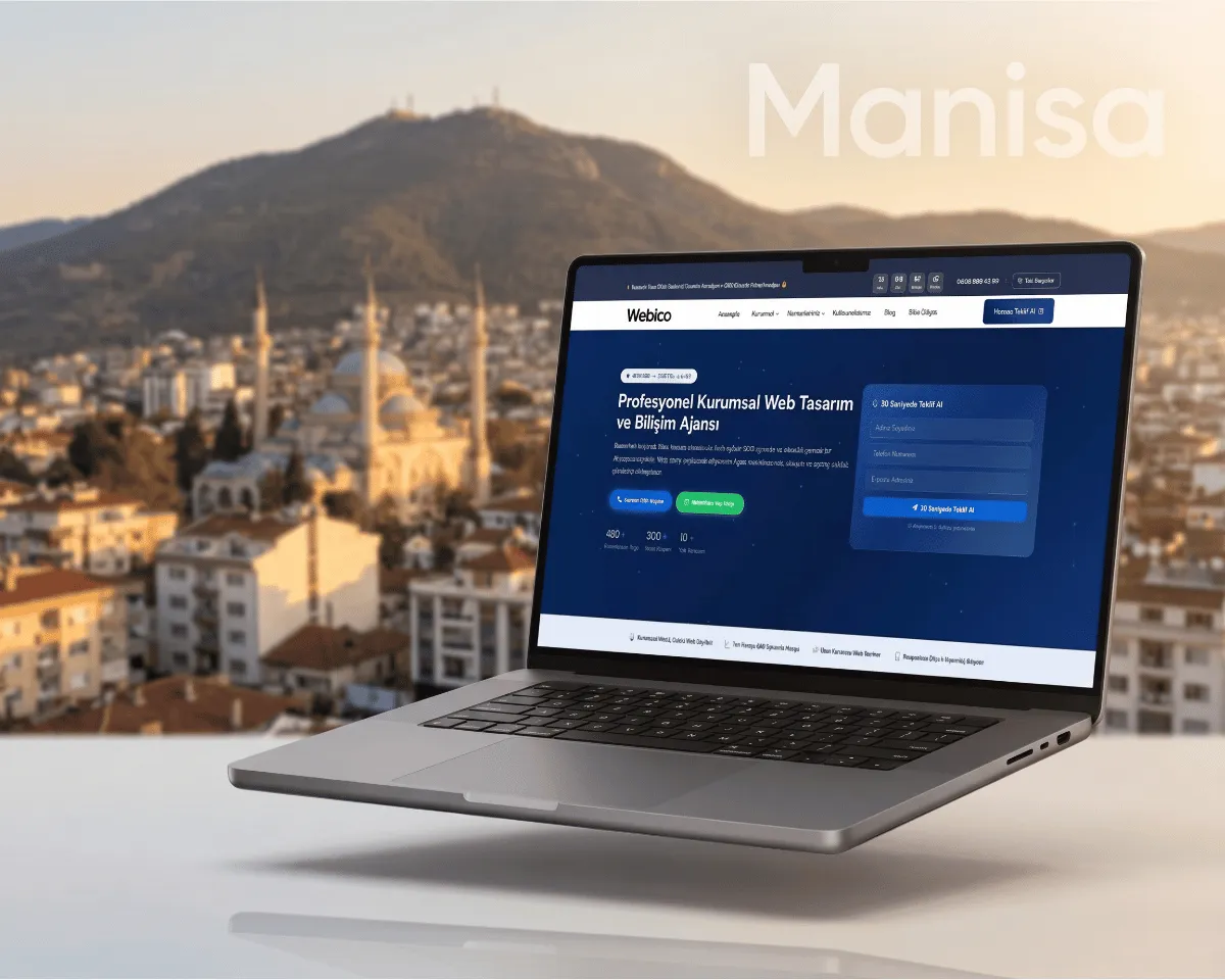 Manisa Web Tasarım Hizmeti - Webioo