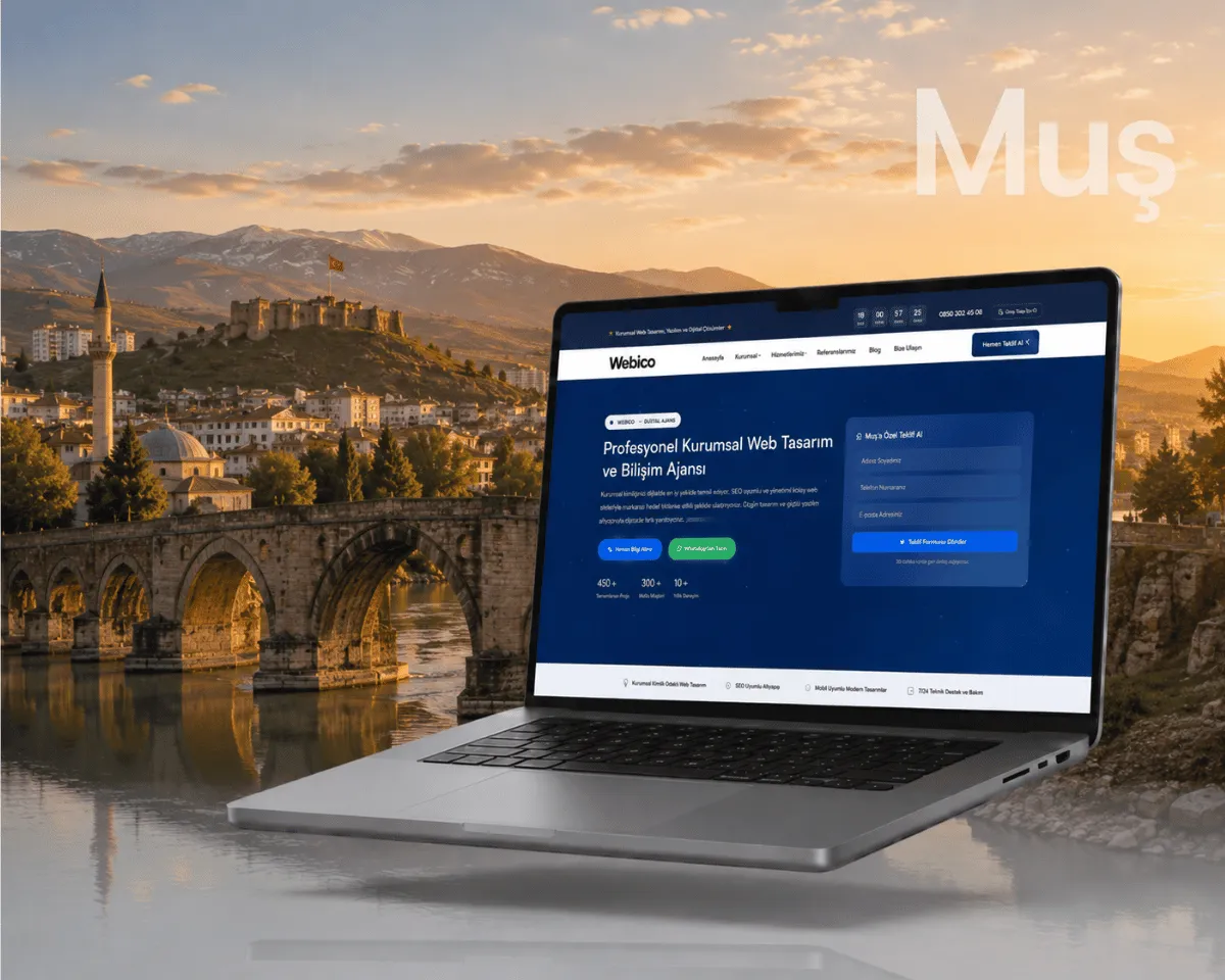 Muş Web Tasarım Hizmeti - Webioo