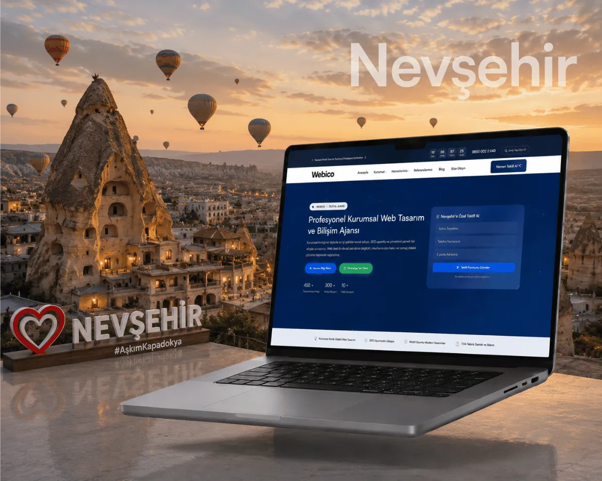Nevşehir Web Tasarım - Webioo