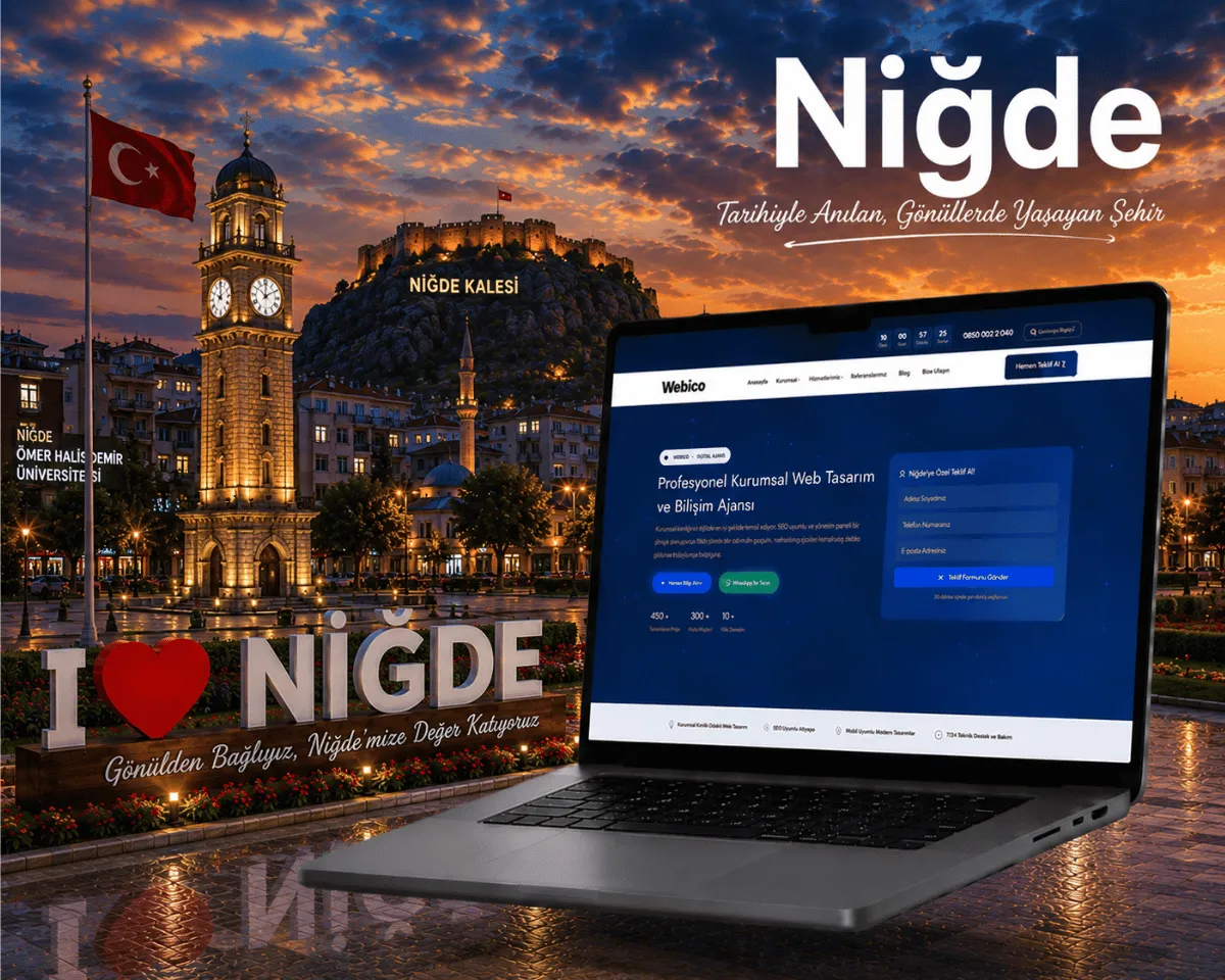 Niğde Web Tasarım - Webioo