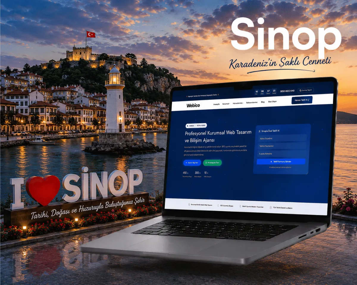 Sinop Web Tasarım Hizmeti - Webioo