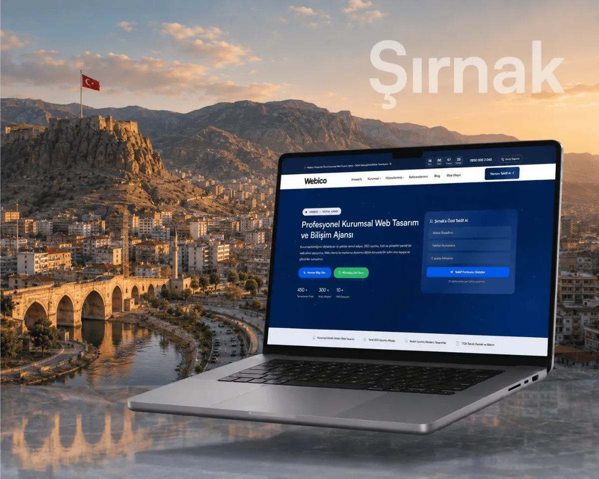 Şırnak Web Tasarım - Webioo