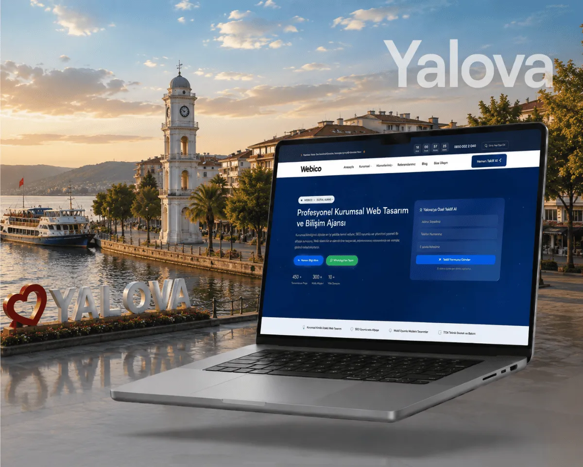 Yalova Web Tasarım Hizmeti - Webioo