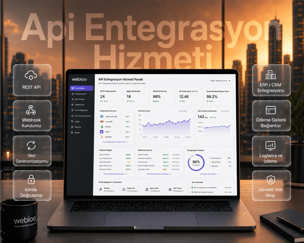 API Entegrasyon Hizmeti hizmeti | Webioo