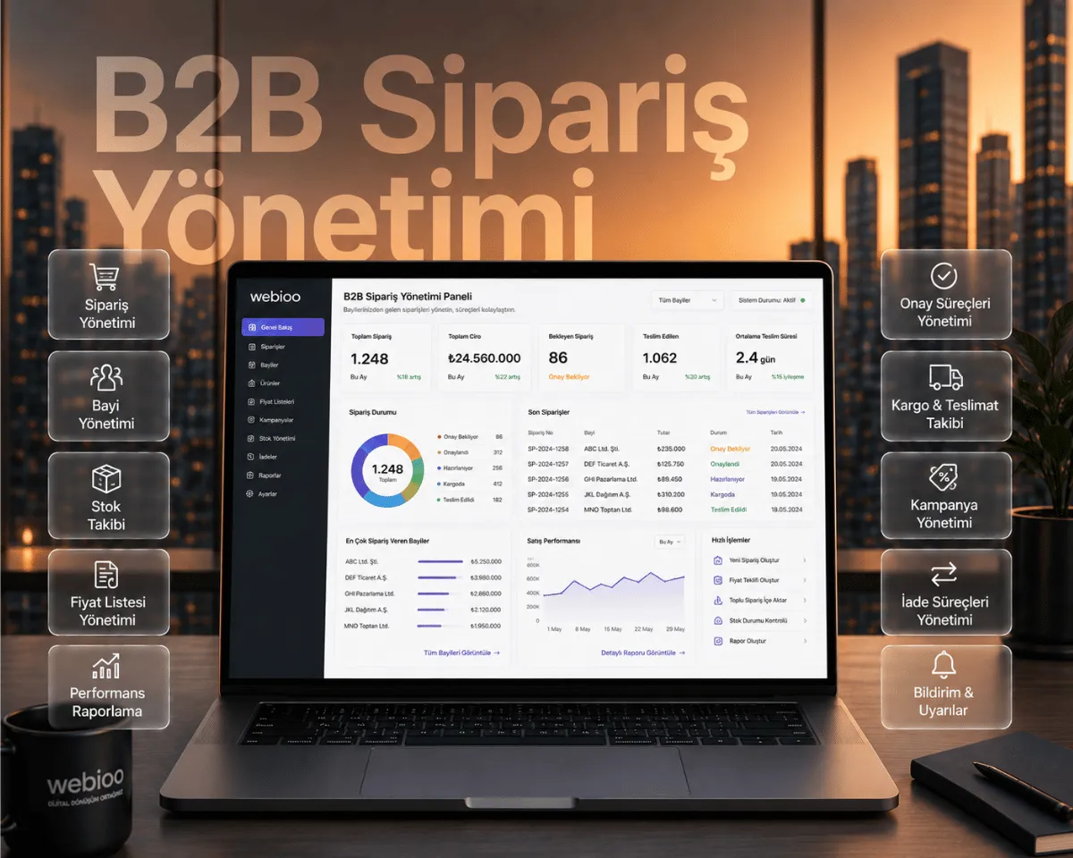 B2B Sipariş Yönetimi hizmeti | Webioo