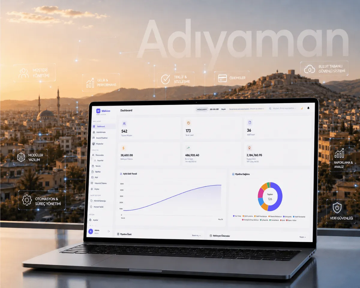 Adıyaman Web Yazılım - Webioo