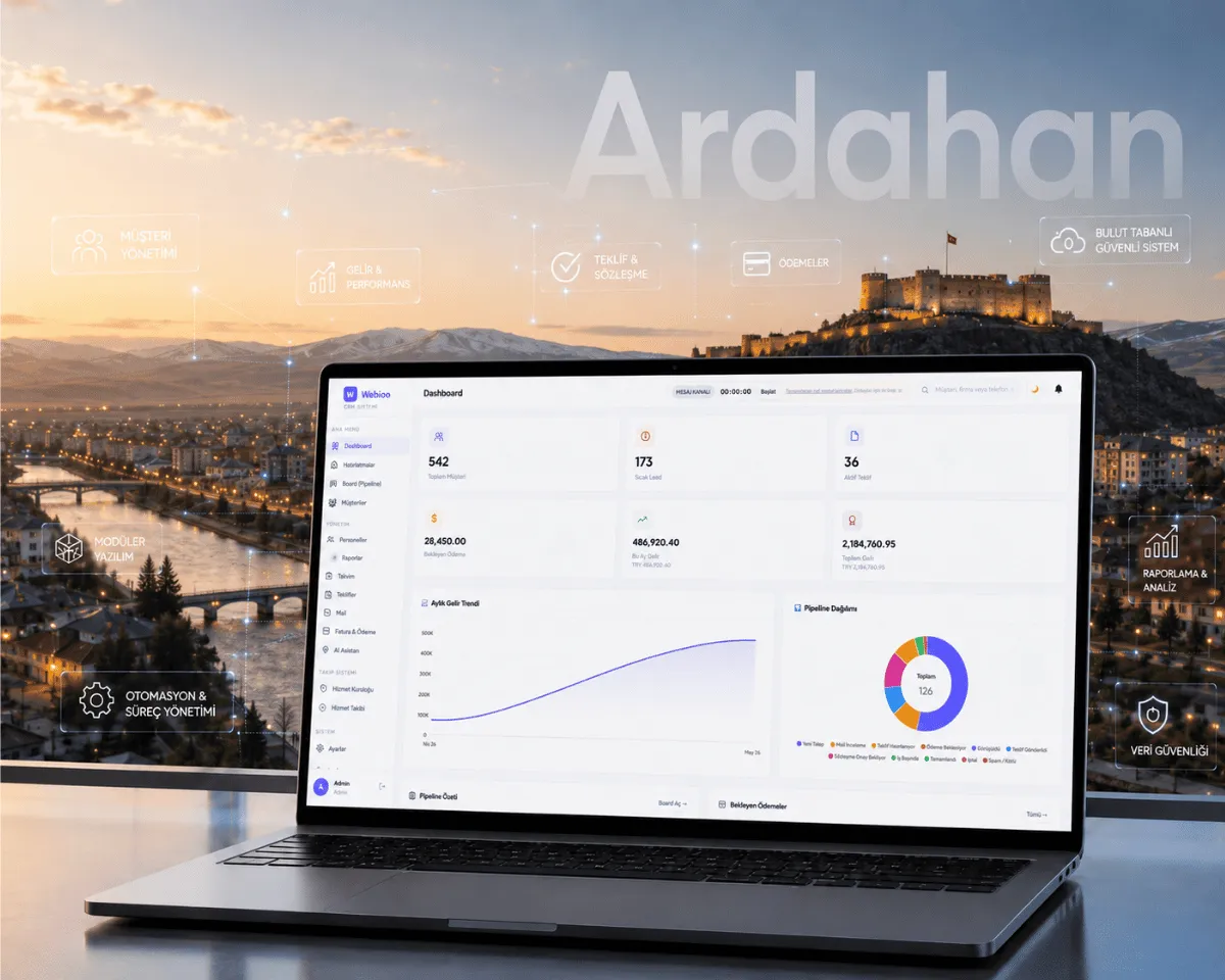 Ardahan web yazılım | Webioo