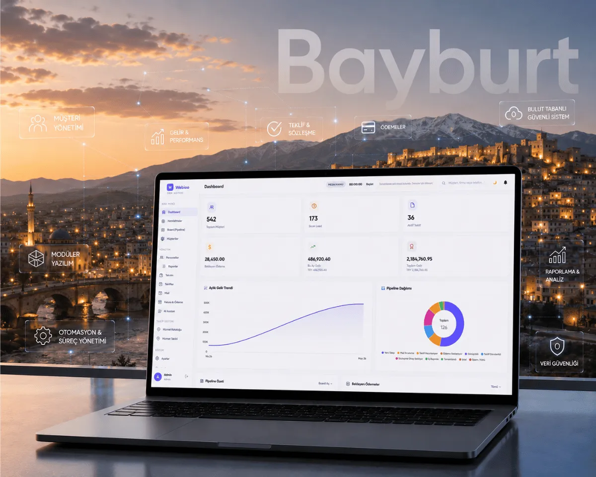 Bayburt web yazılım | Webioo