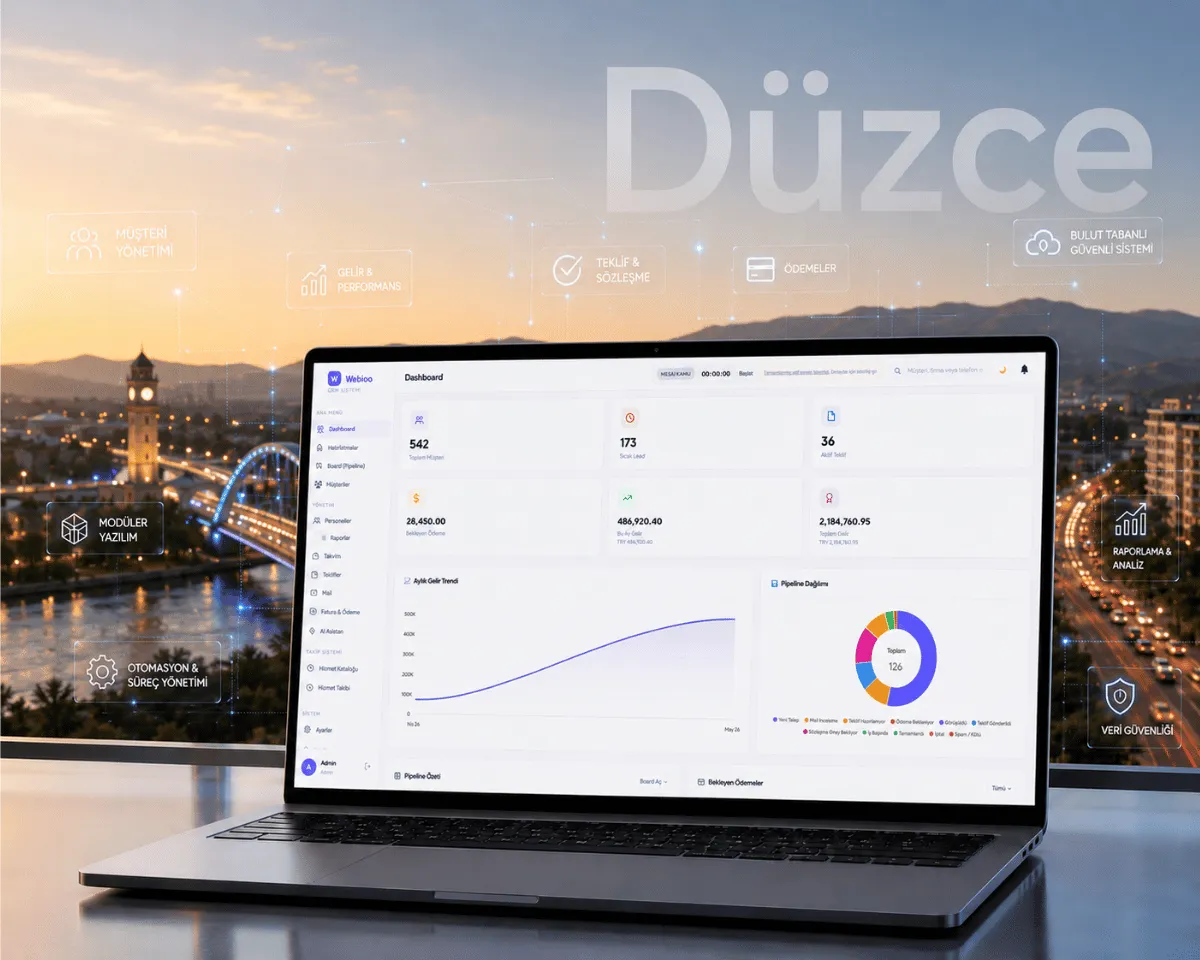 Düzce web yazılım | Webioo