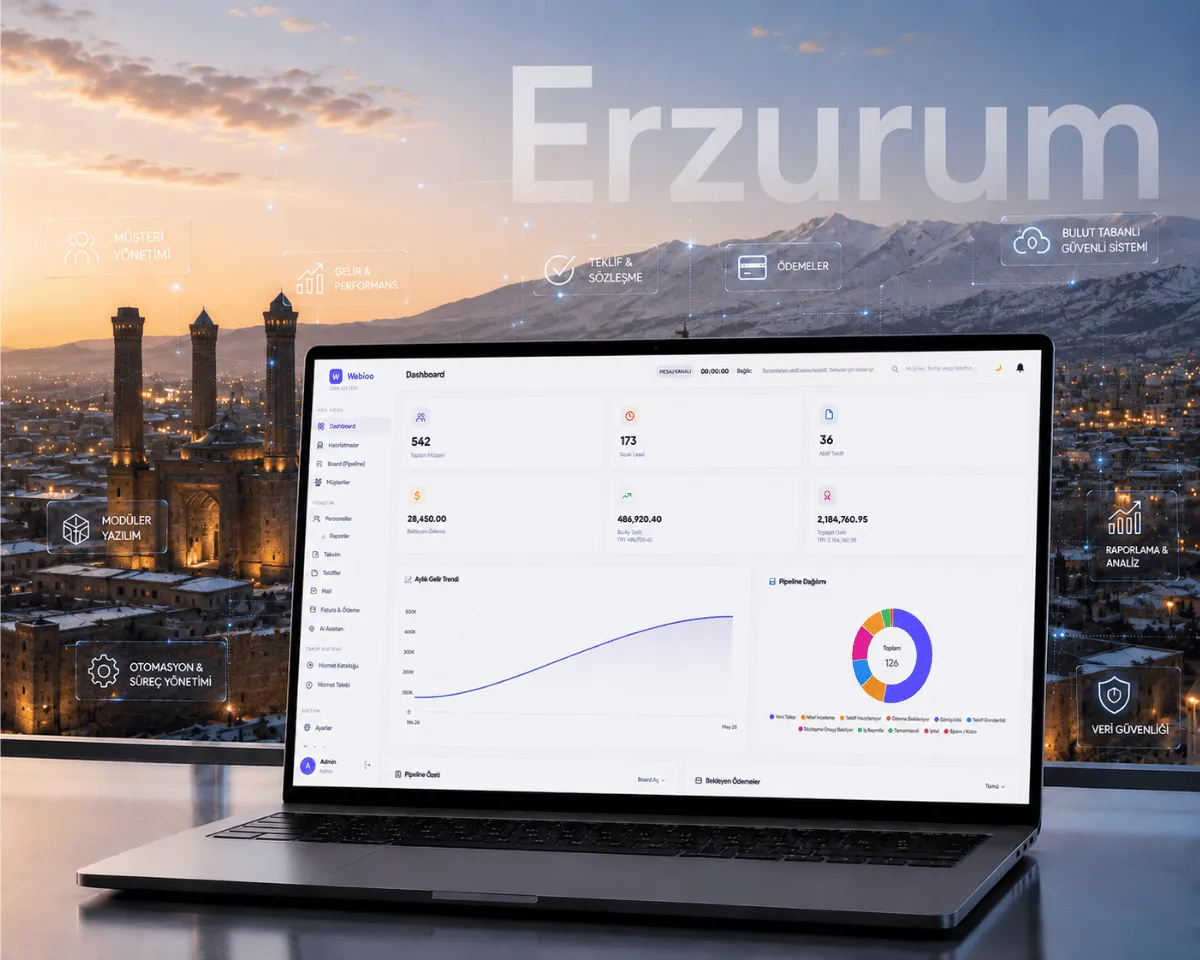 Erzurum Web Yazılım - Webioo