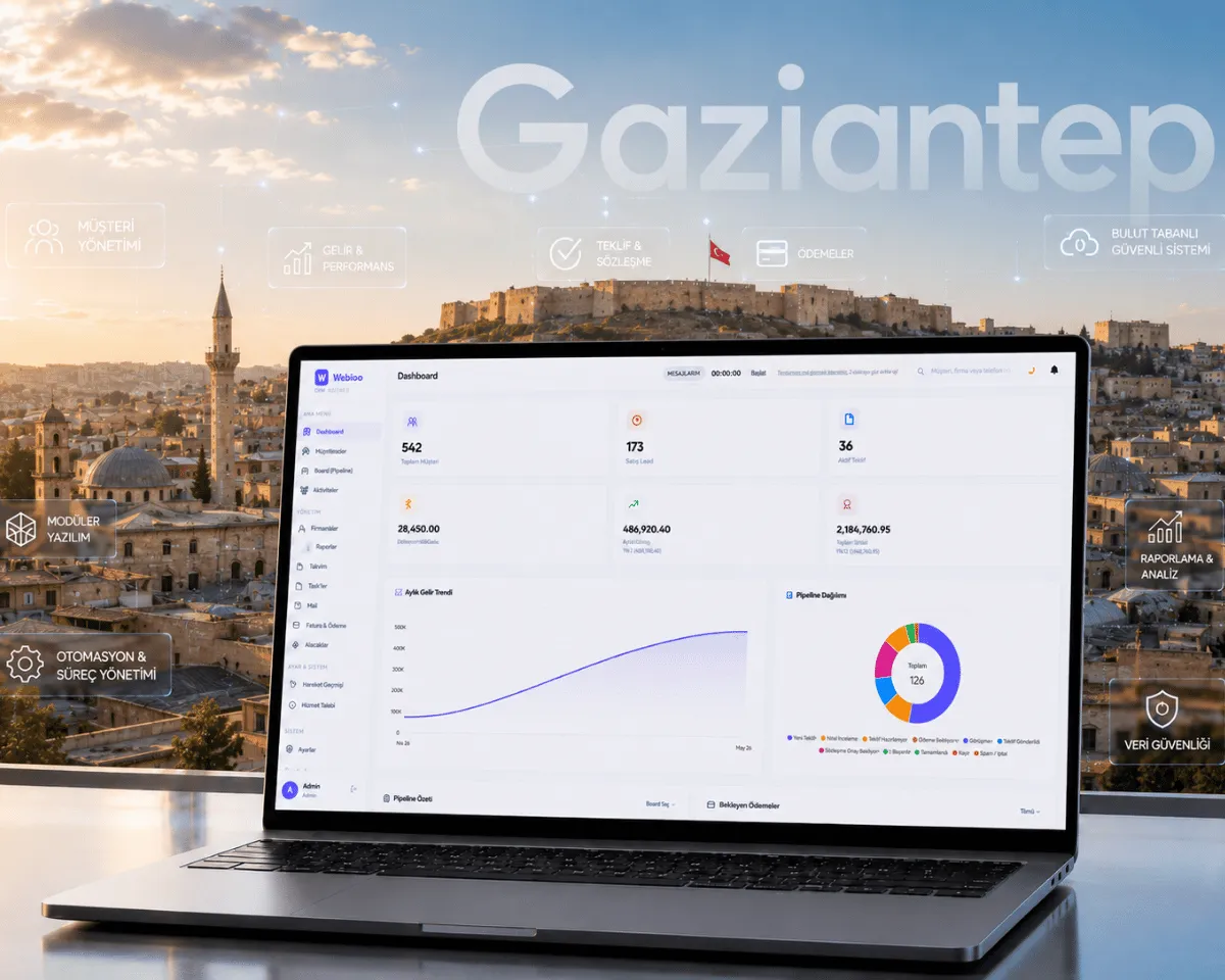 Gaziantep Web Yazılım - Webioo