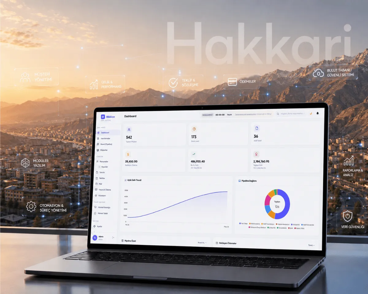Hakkari Web Yazılım - Webioo