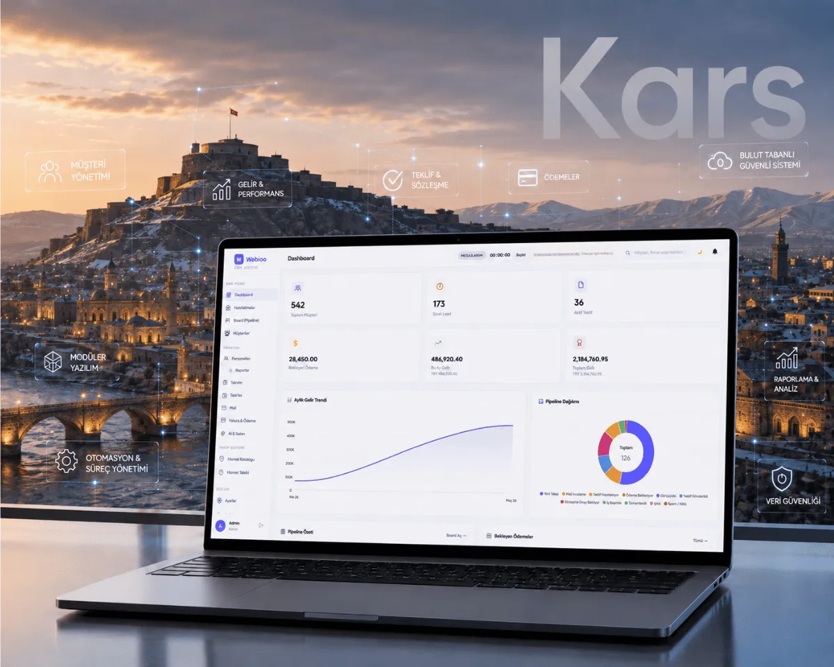 Kars web yazılım | Webioo