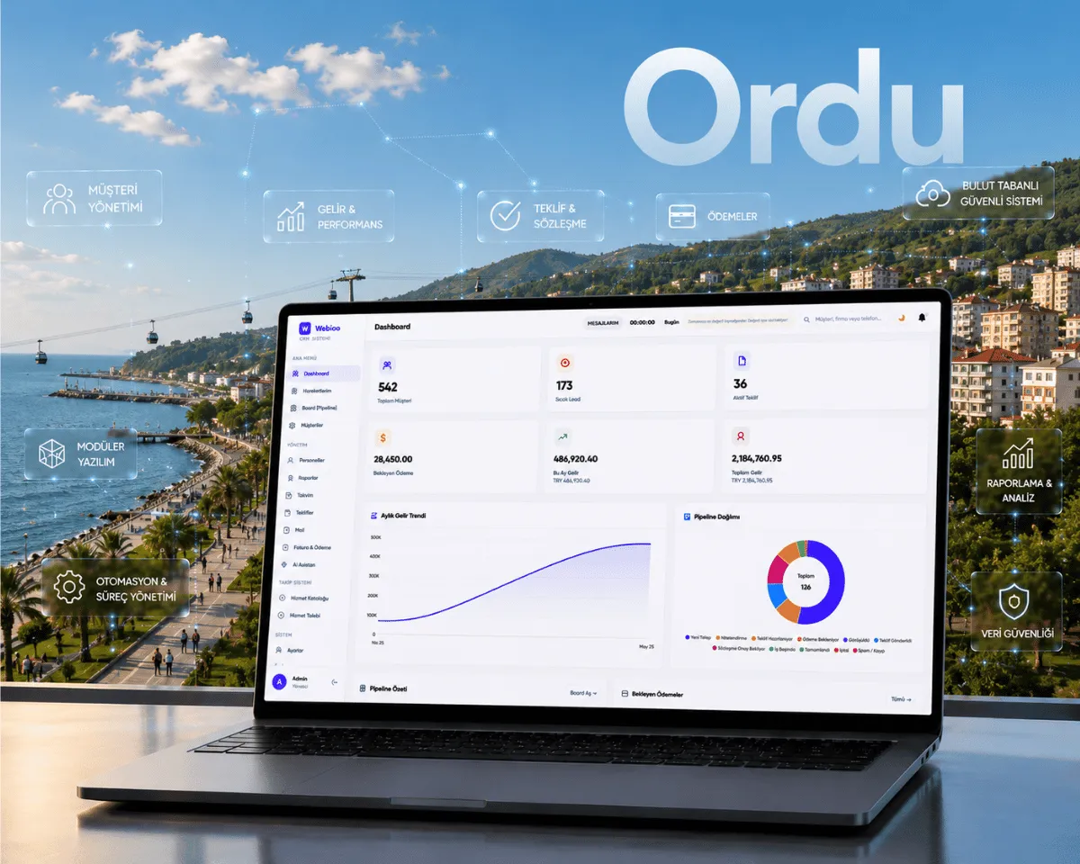 Ordu web yazılım | Webioo