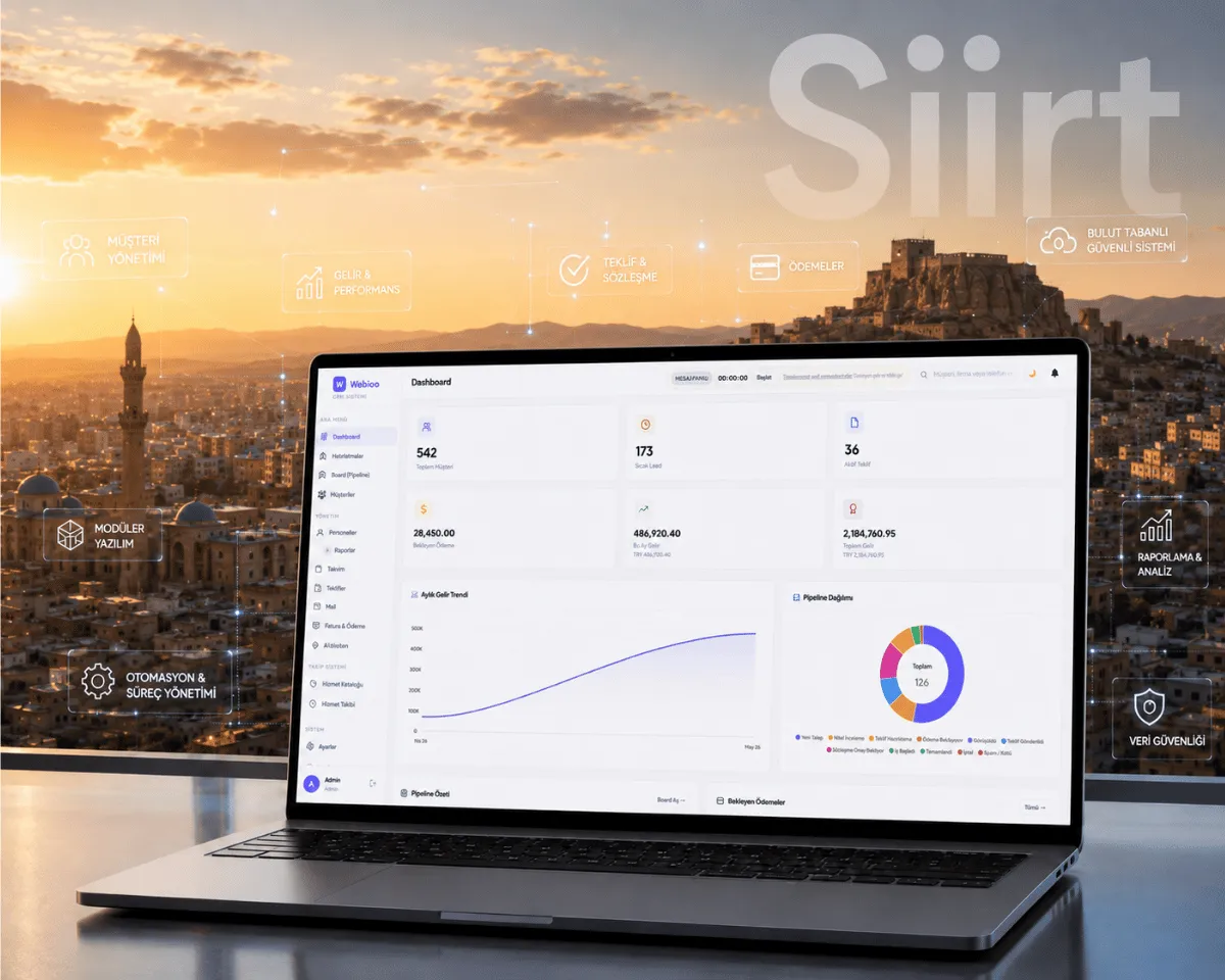 Siirt Web Yazılım - Webioo