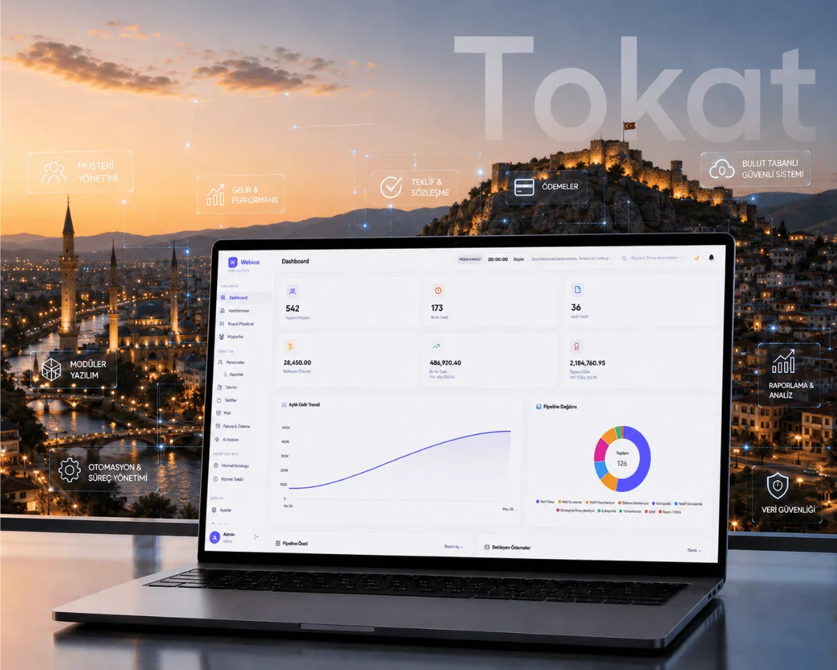 Tokat web yazılım | Webioo